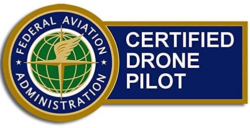 elektrode kød på den anden side, FAA Certified Drone Pilot Sticker – American Vinyl Stickers